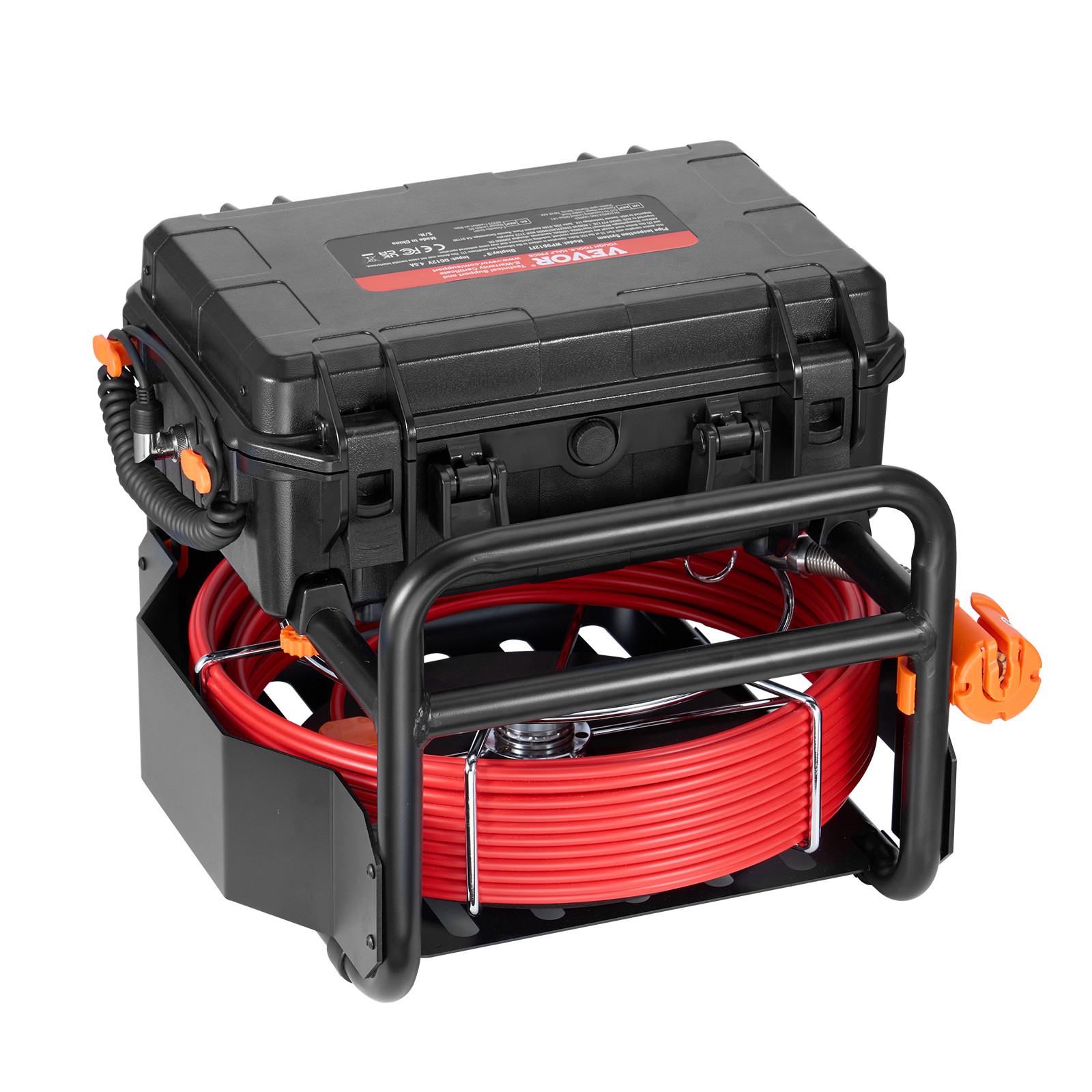 9" Sewer Camera 98 ft/30m Self-Leveling Drain Camera with 512Hz Transmitter