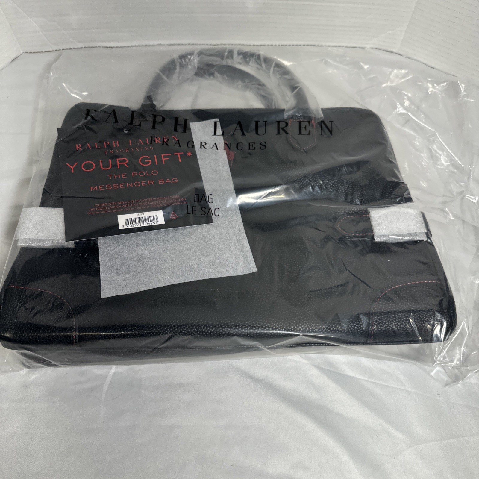 Ralph Lauren Fragrances The Polo Messenger Bag, Small Duffel Bag New Release NWT