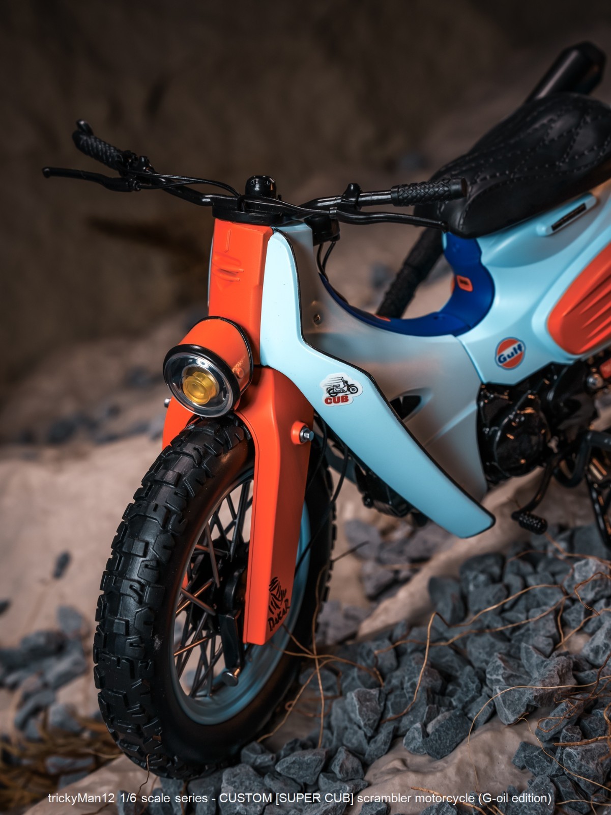 trickyMan12 1/6 [SUPER CUB] scrambler motorcycle CULF2