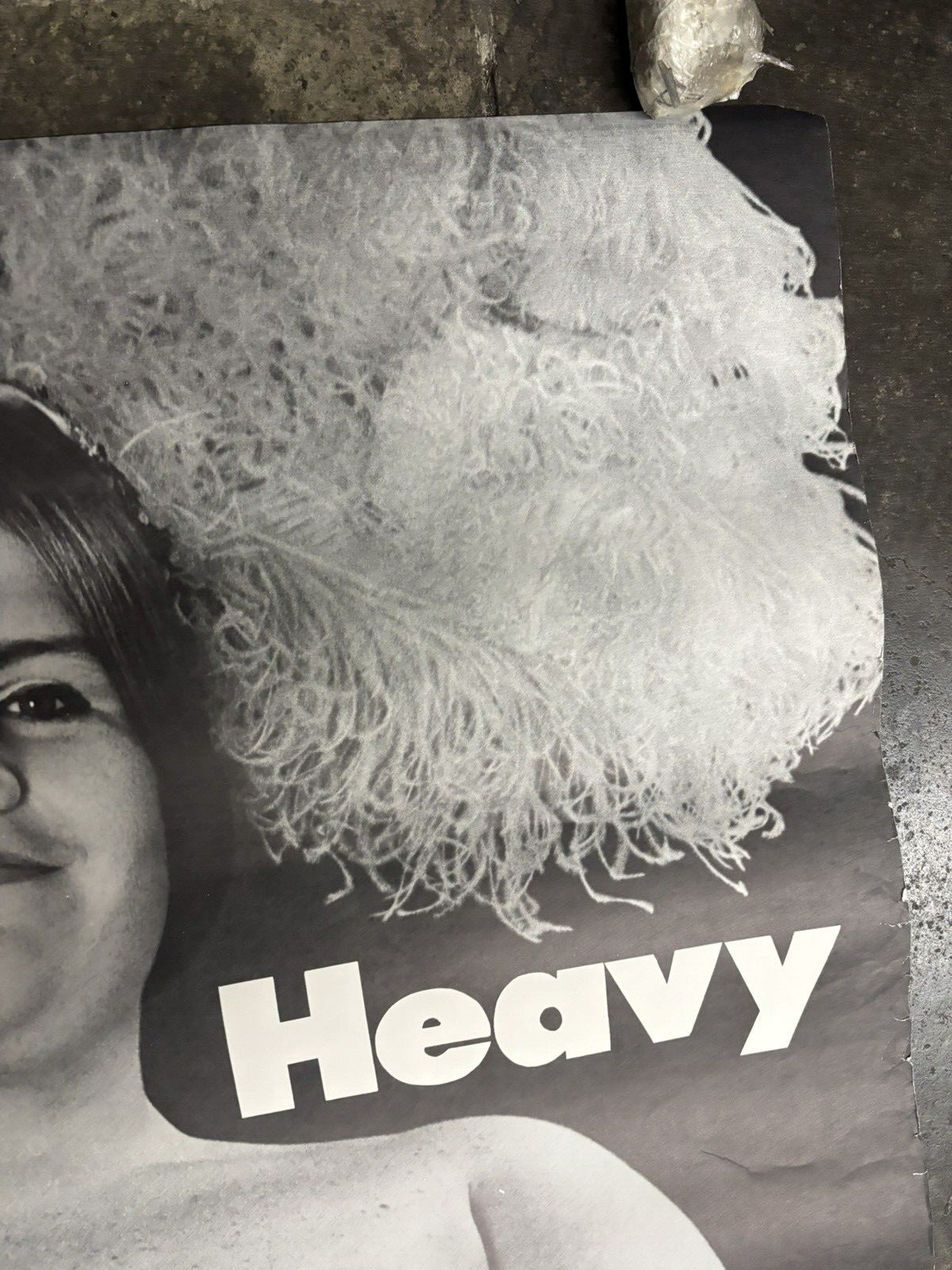 Heavy Thick girl 1970 Grafika Hot vintage poster C2589