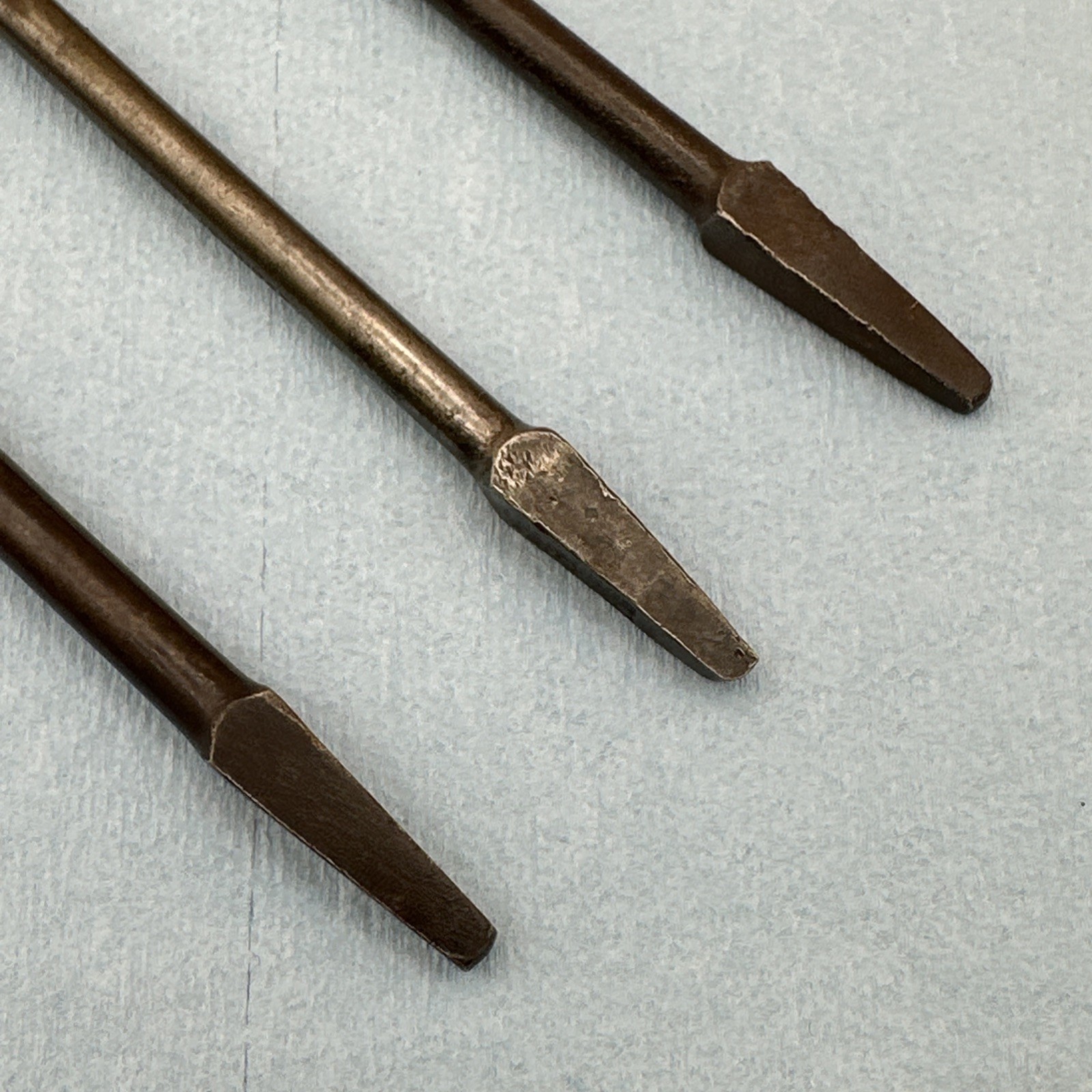 Three Cintage Russell Jennings Auger Bits