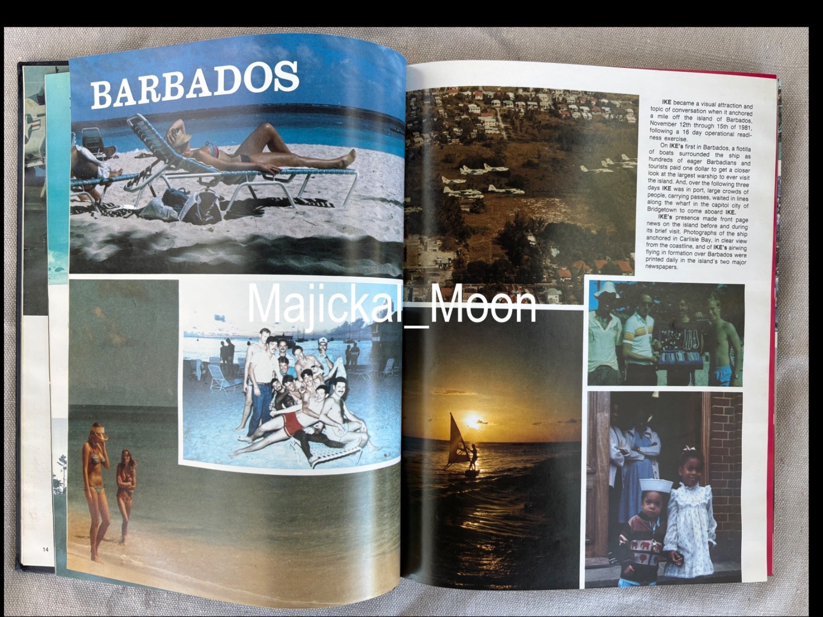 USS Dwight D. Eisenhower CVN-69 Deployment Cruise Book 1981-1982