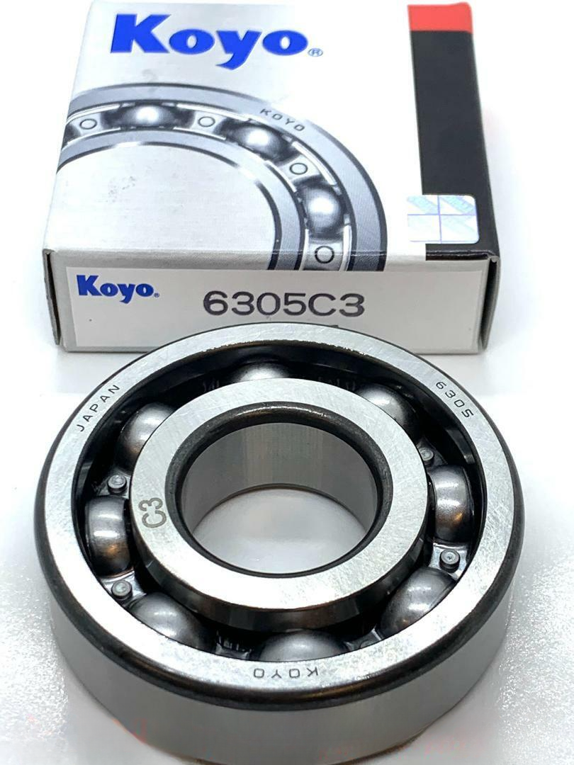 KOYO 6305 C3 deep OPEN NO SEALS JAPAN ball bearing 6305 C3 93306-305XB