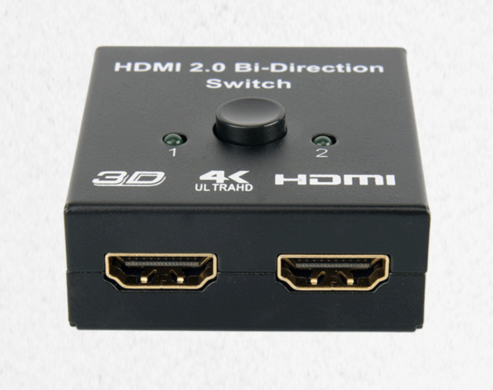 HDMI 2.0 HDTV Switch Switcher Splitter Bi-Direction Hub HDCP 2x1 1x2 In Out 4K