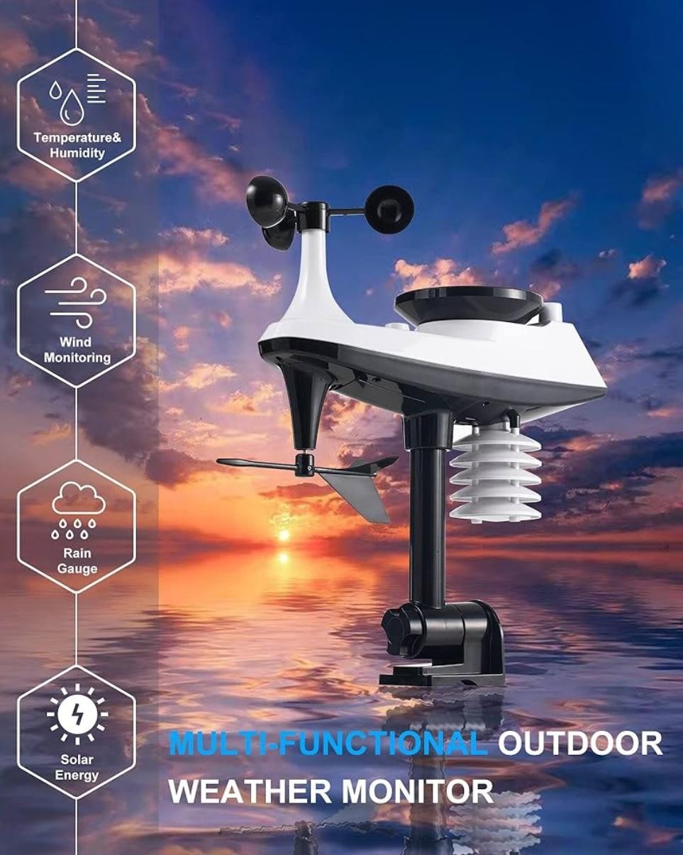 Kalevol EM3390A Professional Weather Station