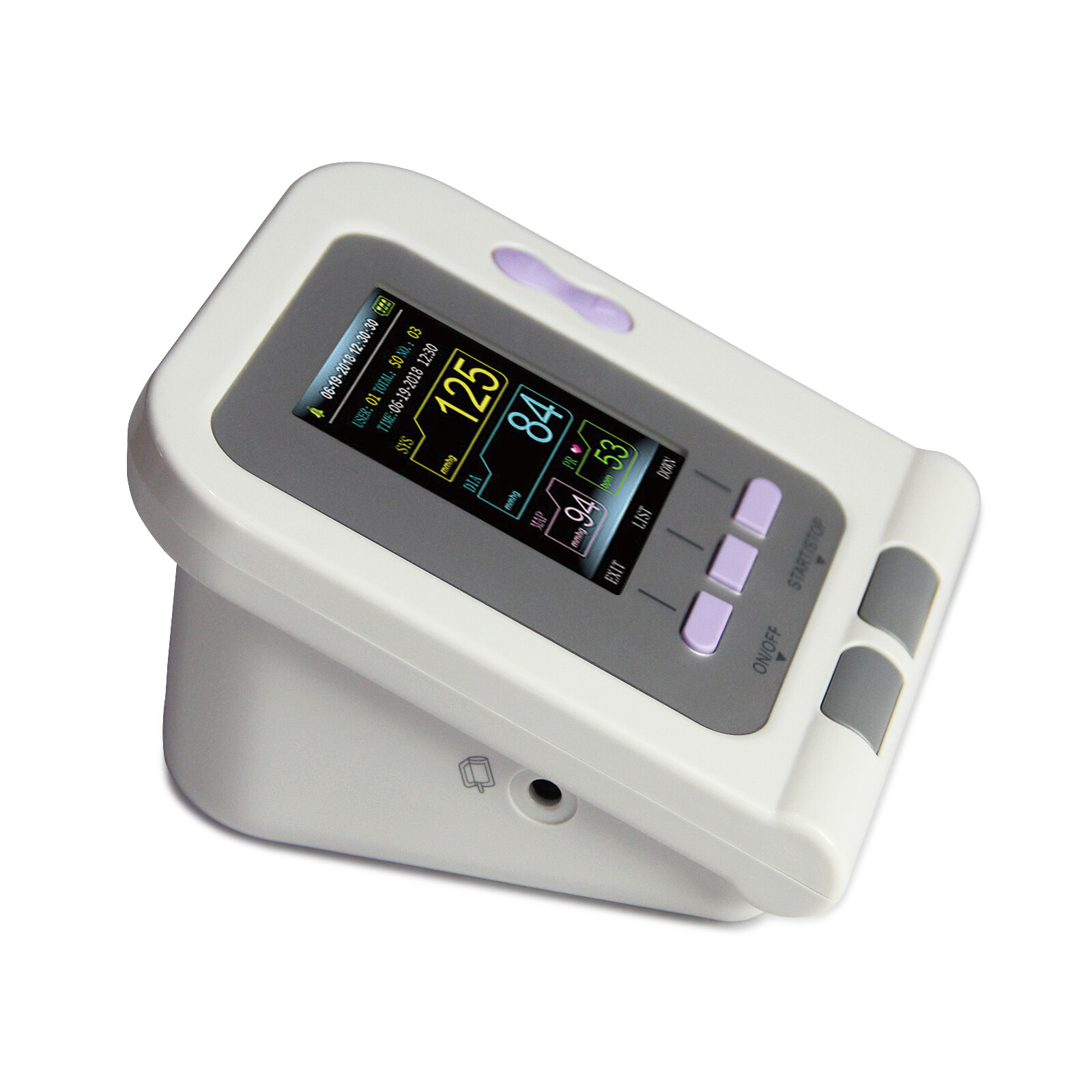 Home Care FDA CE Digital Blood Pressure Monitor Upper Arm NIBP SpO2 PR+ Software