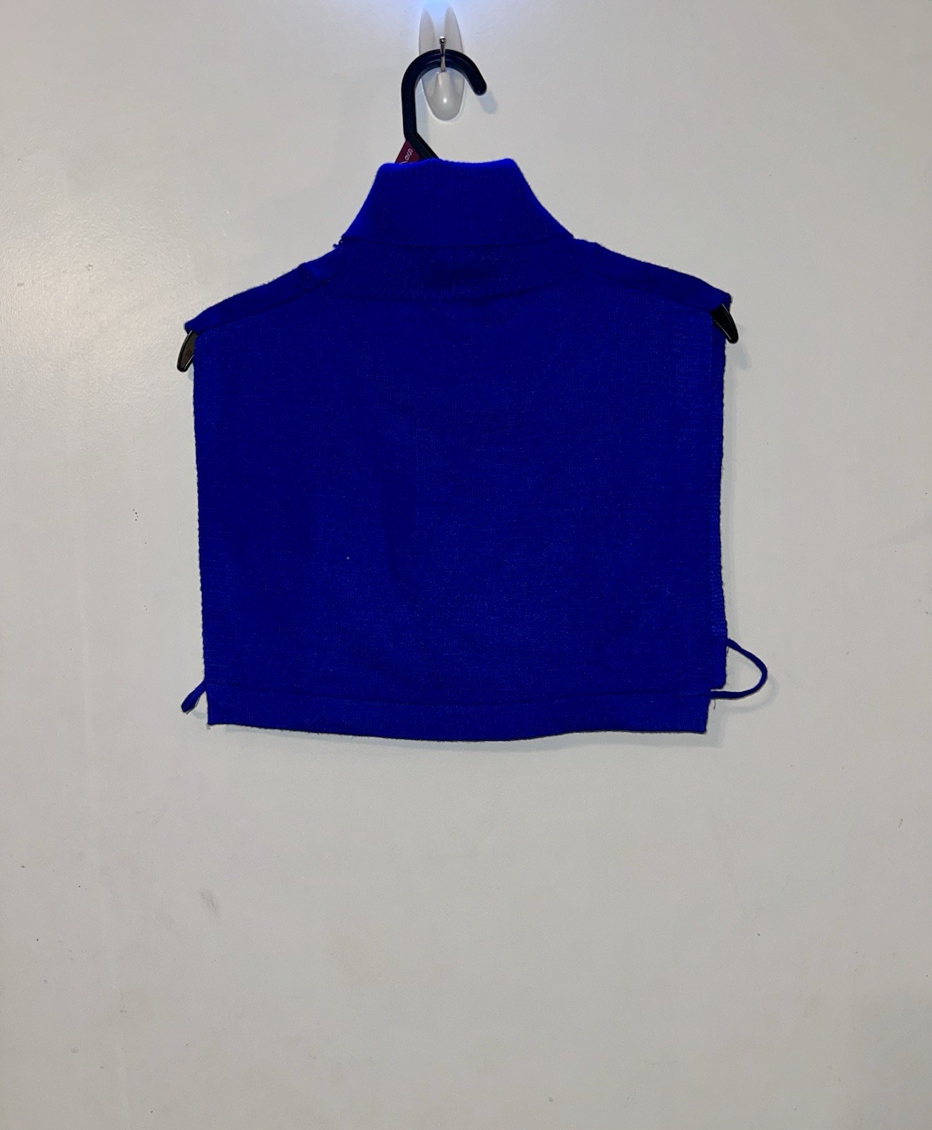 Retro Blue Knit Dickey Turtleneck NWOT, Detachable Accessory Unisex