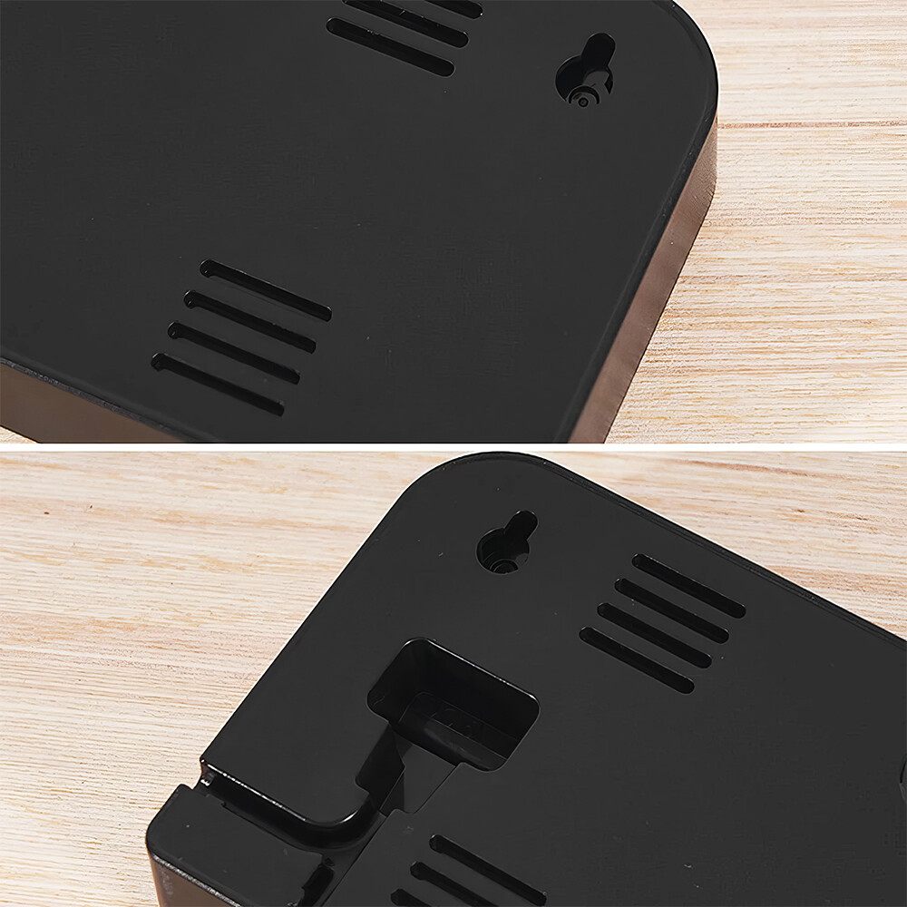 10" Digital LED Desk Alarm Clock Large LCD Display Wall Clock Temperature Date