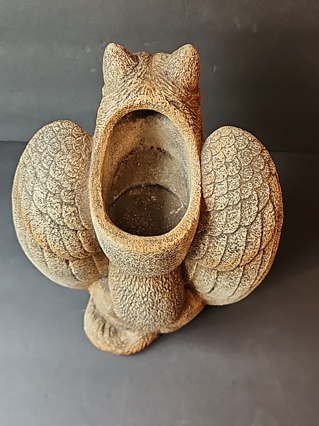 Windstone Editions Winged Spirit Wolf Candle Lamp Statue Pena Gargoyle READ