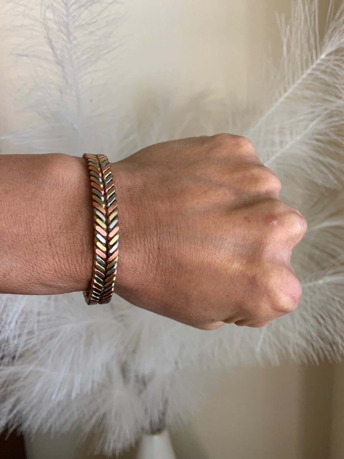 Solid Pure Copper Magnetic Bracelet Arthritis Pain Relief Power Energy Men Women