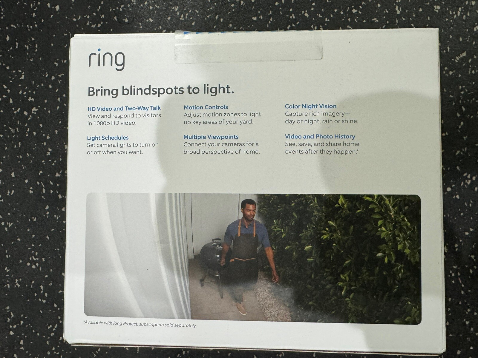 Ring Spotlight Cam Plus Camera Indoor/Outdoor Wireless Pack of 2 Battery New!!!!