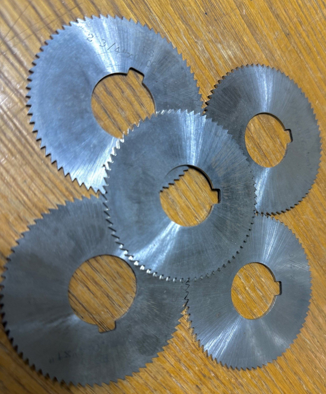5 Pack New Milling Cutter Slitting Screw Slotting Saw Blade 2-3/4''x.064'x1''