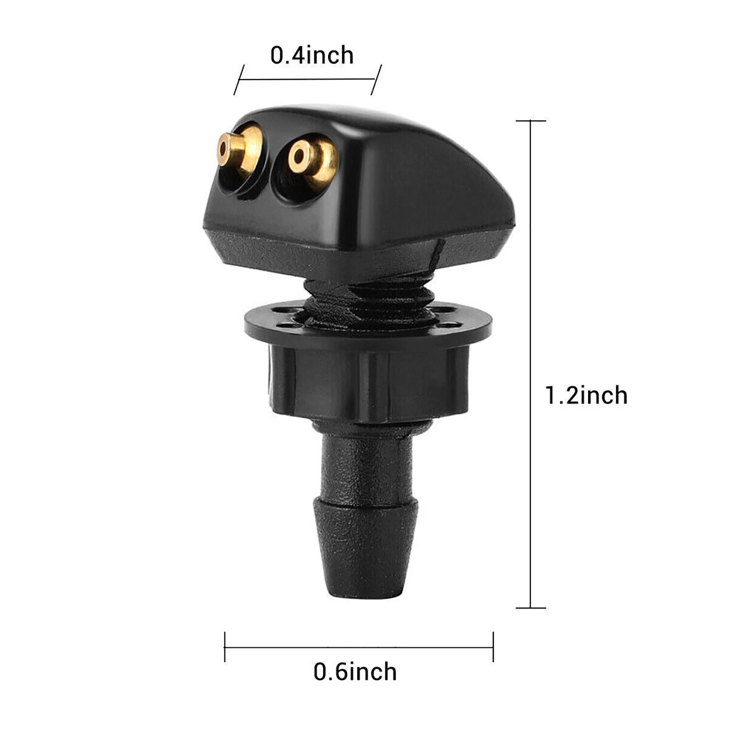 Car Universal Windshield Washer Hose Wiper Blade Pipe Jet Spray Tube Nozzle kit