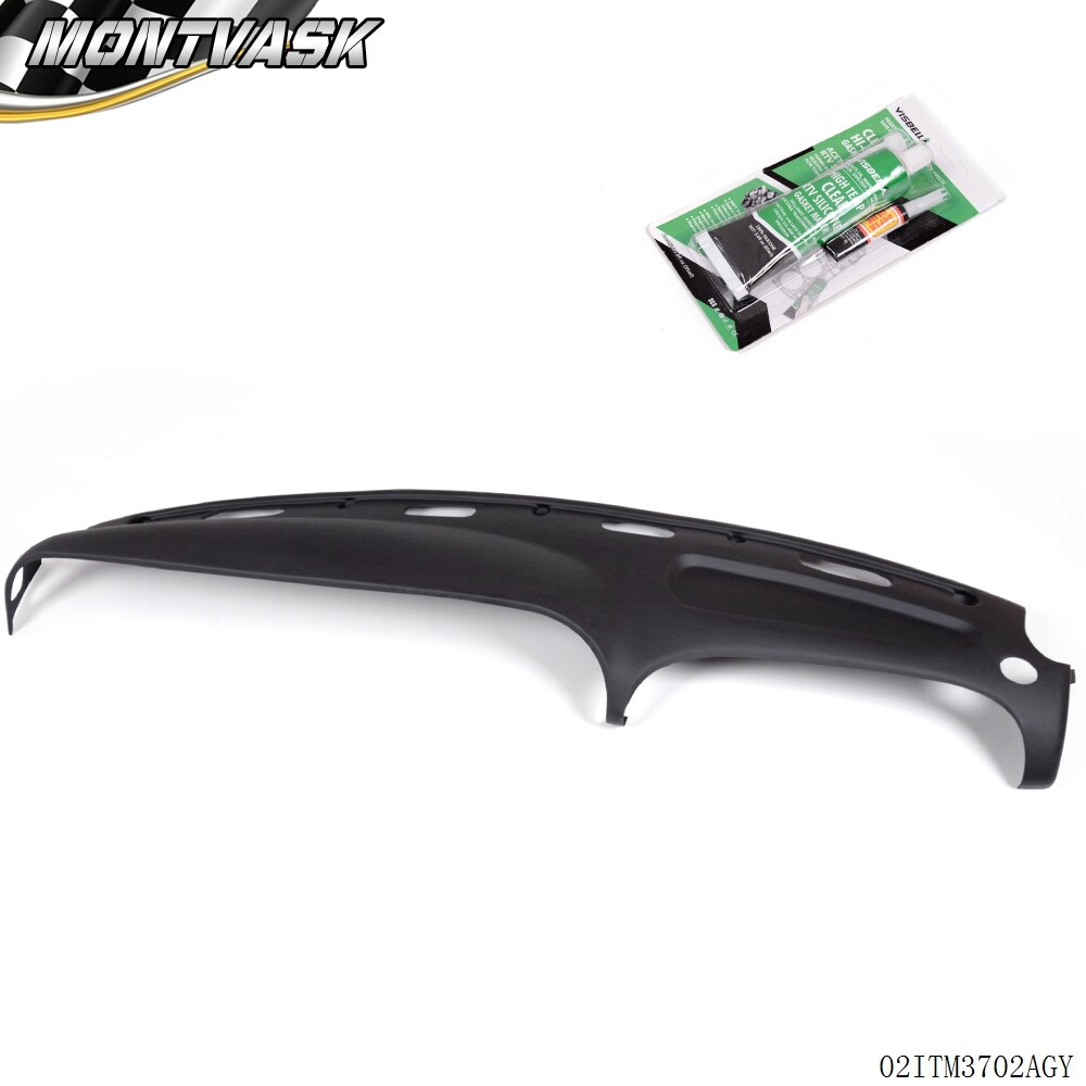 Fit For 98-02 Dodge Ram 1500 2500 3500 Dash Cover Dashboard Overlay Cap Gray
