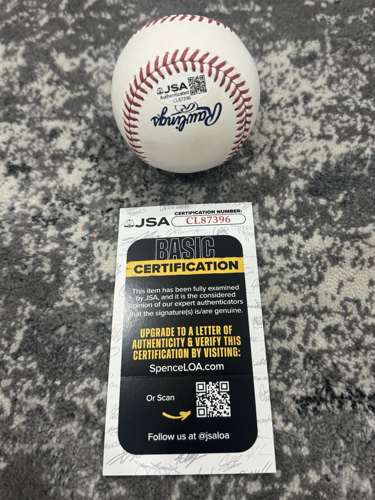 Drew Brees Signed Autographed HOF Baseball New Orleans Saints JSA COA