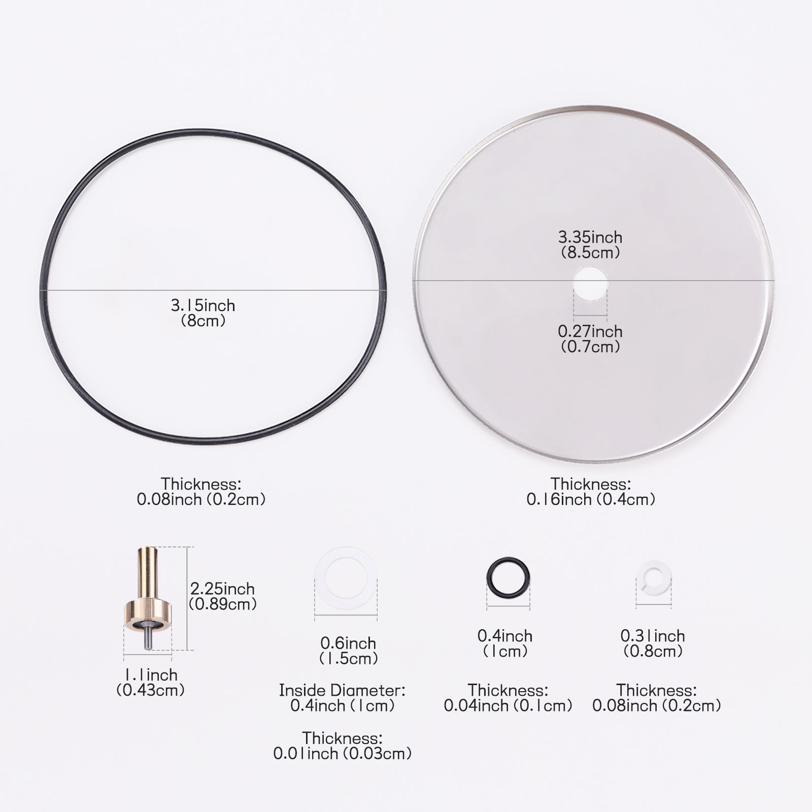 For Victor SR450 Repair Kit Oxygen Regulator Rebuild Parts 0790-0102 SR450D