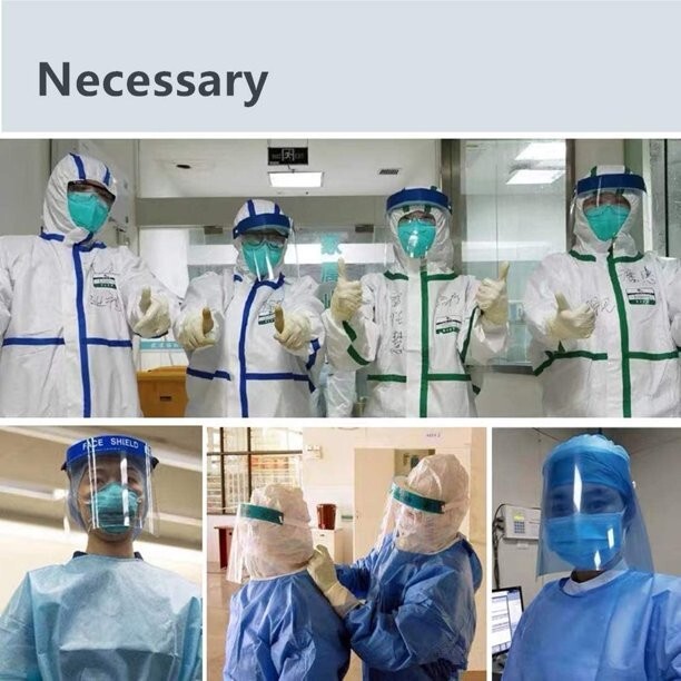 10-Pack Face Shield Reusable Washable Protective Cover Clear Mask Anti-Splash