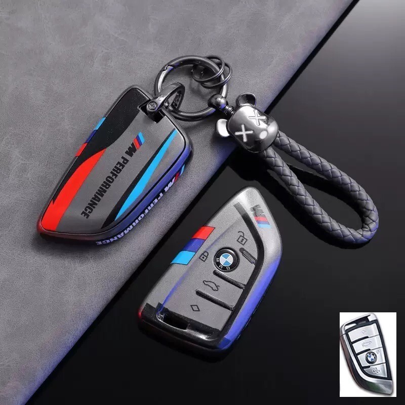 Car Protection Key Fob Cover Case Keychain for BMW 3 5 7 X3 X4 X5 M4 M5