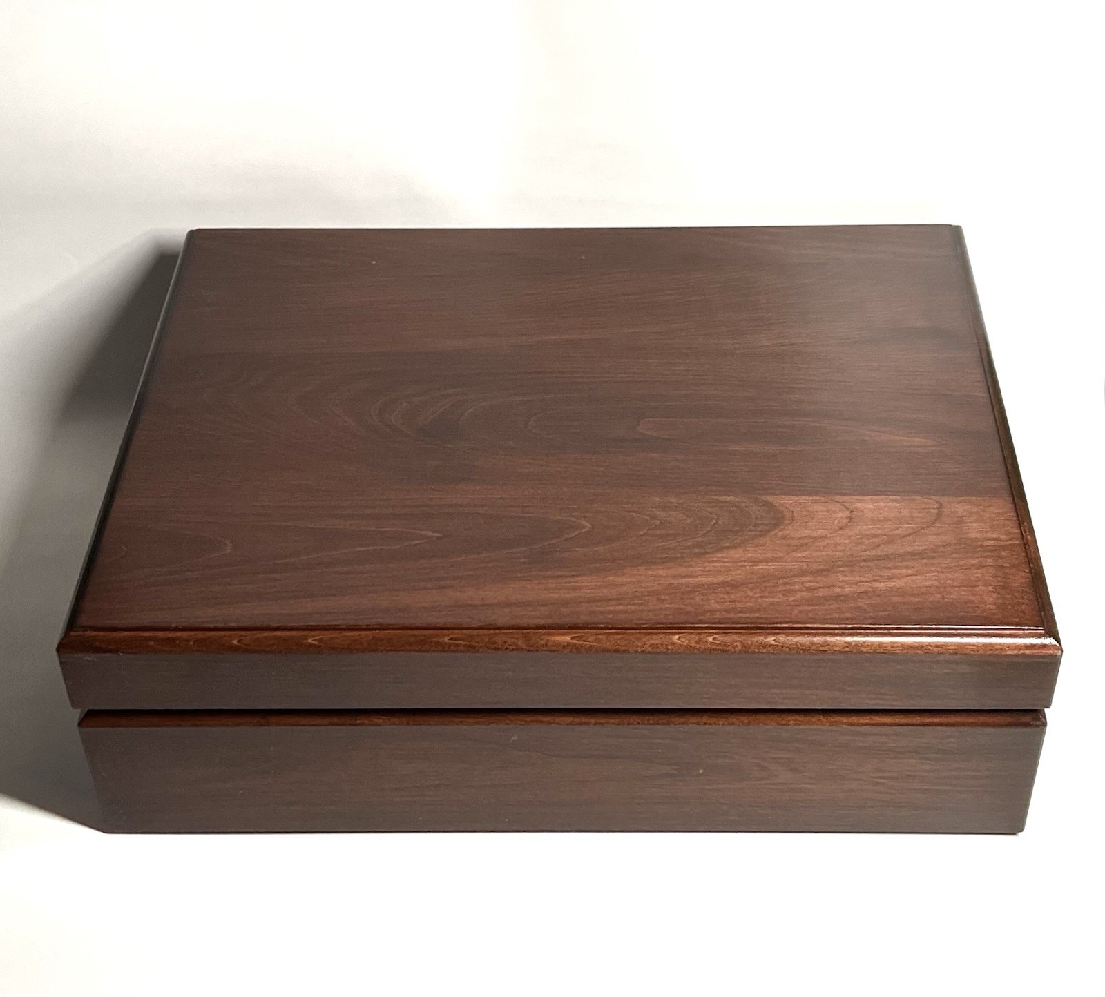 Crane & Co. Large Stationery Cherry Box / Hand made /VHTF