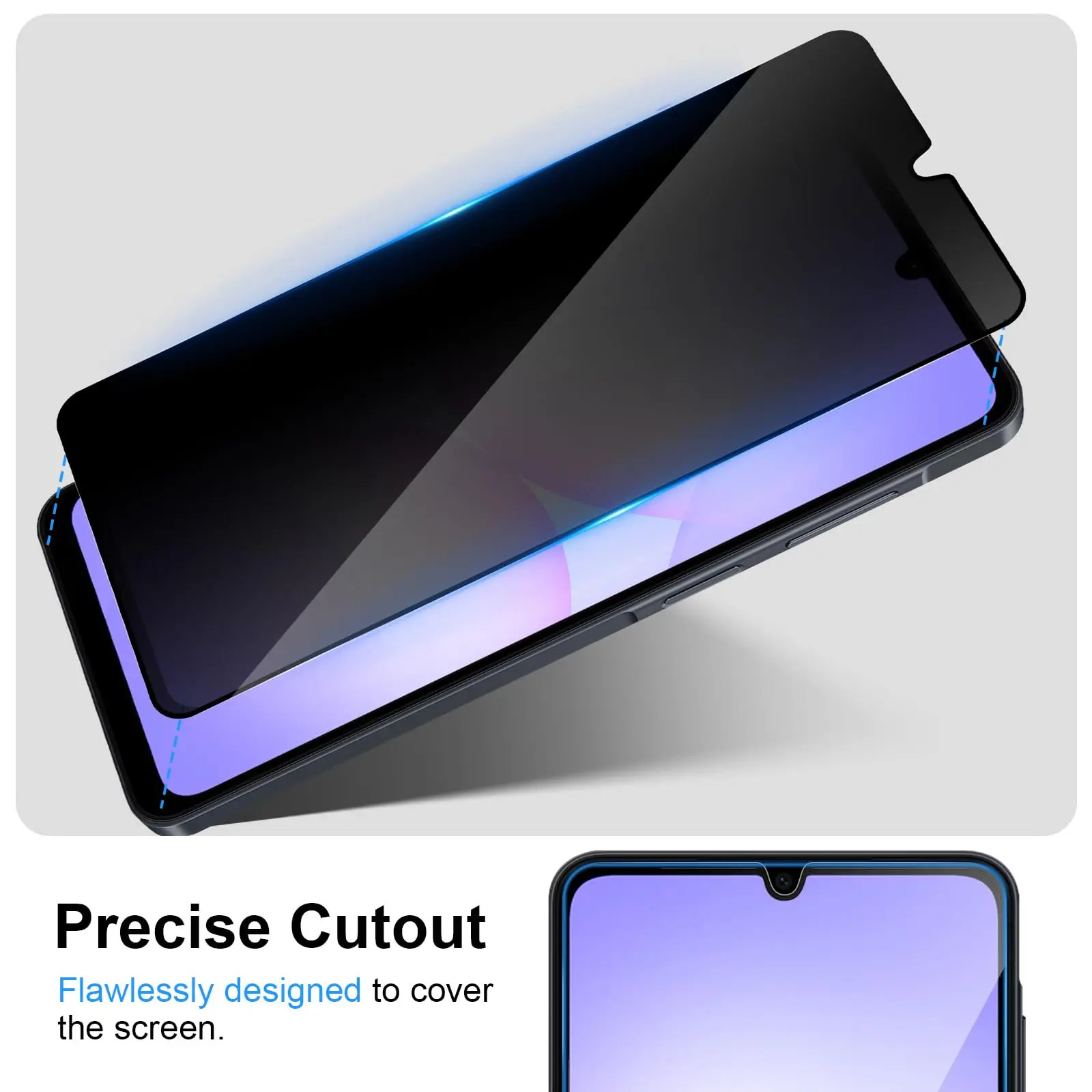 2X Privacy Tempered Glass Screen Protector For Galaxy S23 S24 S25 FE Ultra Edge