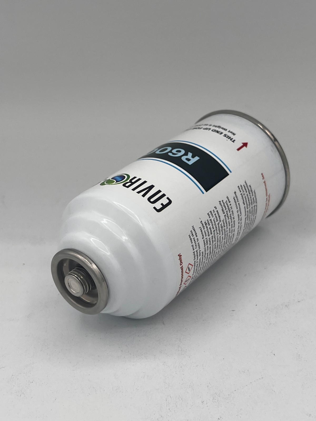 Envirosafe R600a Refrigerant with Tap, 6oz Can, Pharmaceutical Grade 99.7% Pure