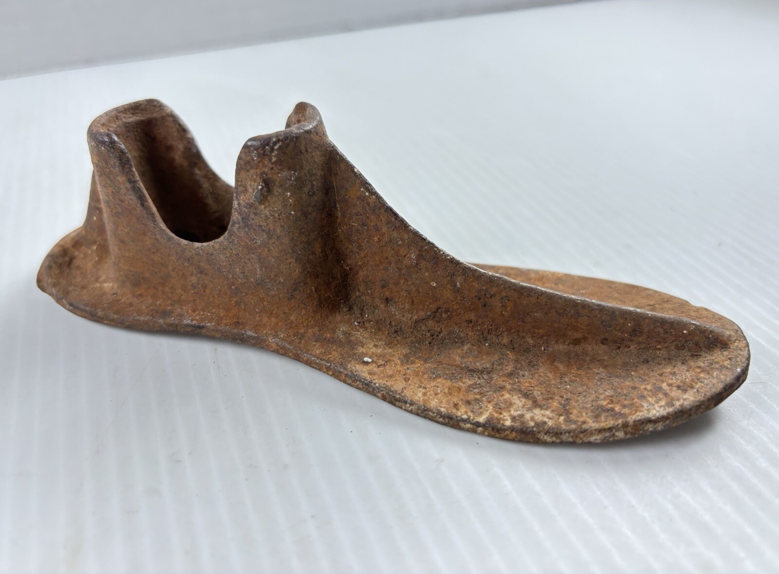 Cast Iron Cobbler Shoe Form Small Child Vintage Antique? 5.5” Small