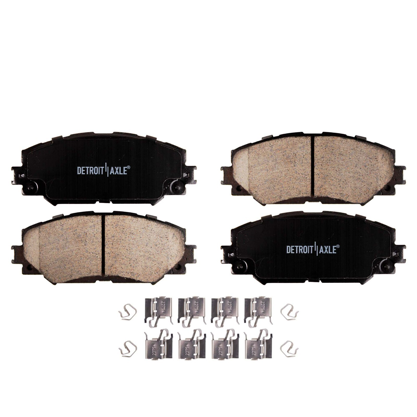 Front Ceramic Brake Pads + Rear Shoes for 2009-2017 2018 Scion xD Toyota Corolla