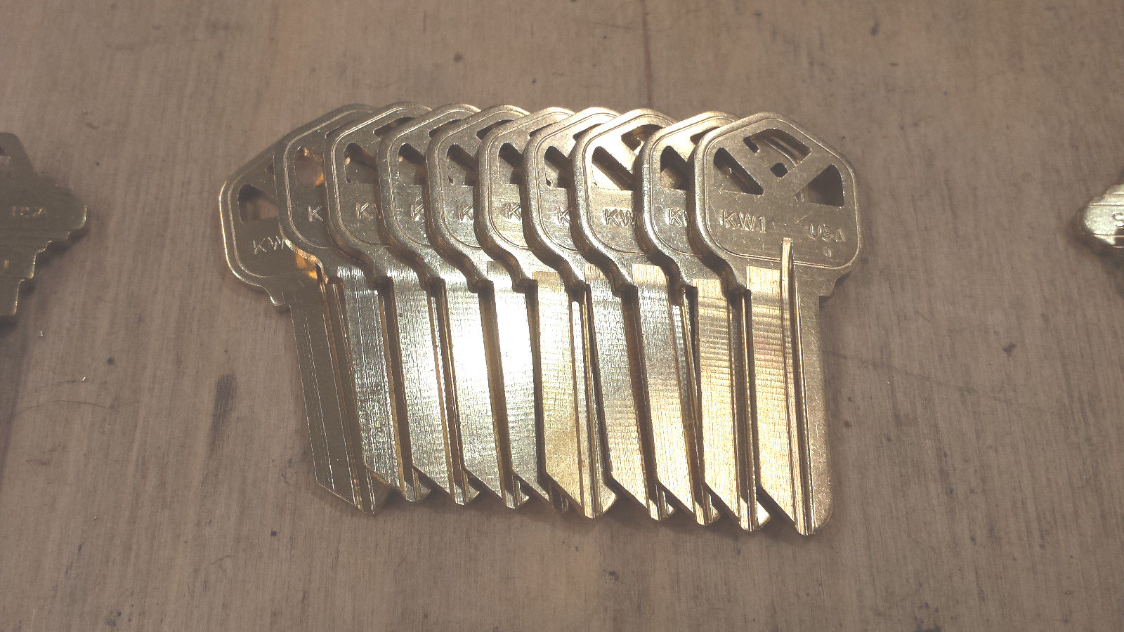 Locksmith-120-Key-Blank-Starter set-Variety Pack-10 each of 12 common blanks-Lot