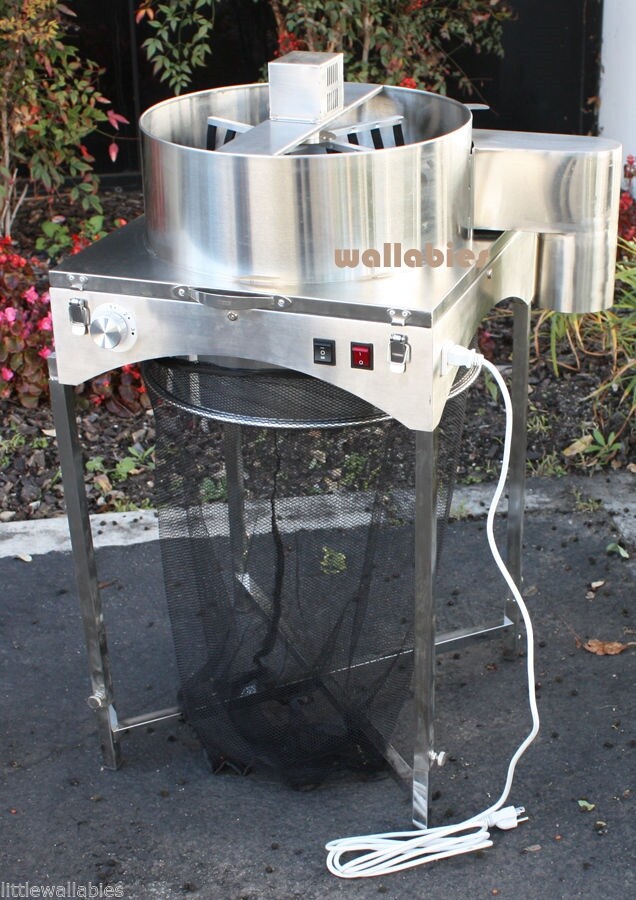 18" All Stainelss Hydroponic Leaf Bud Trimmer Rotor Spin Bud Trim Reaper 3 speed