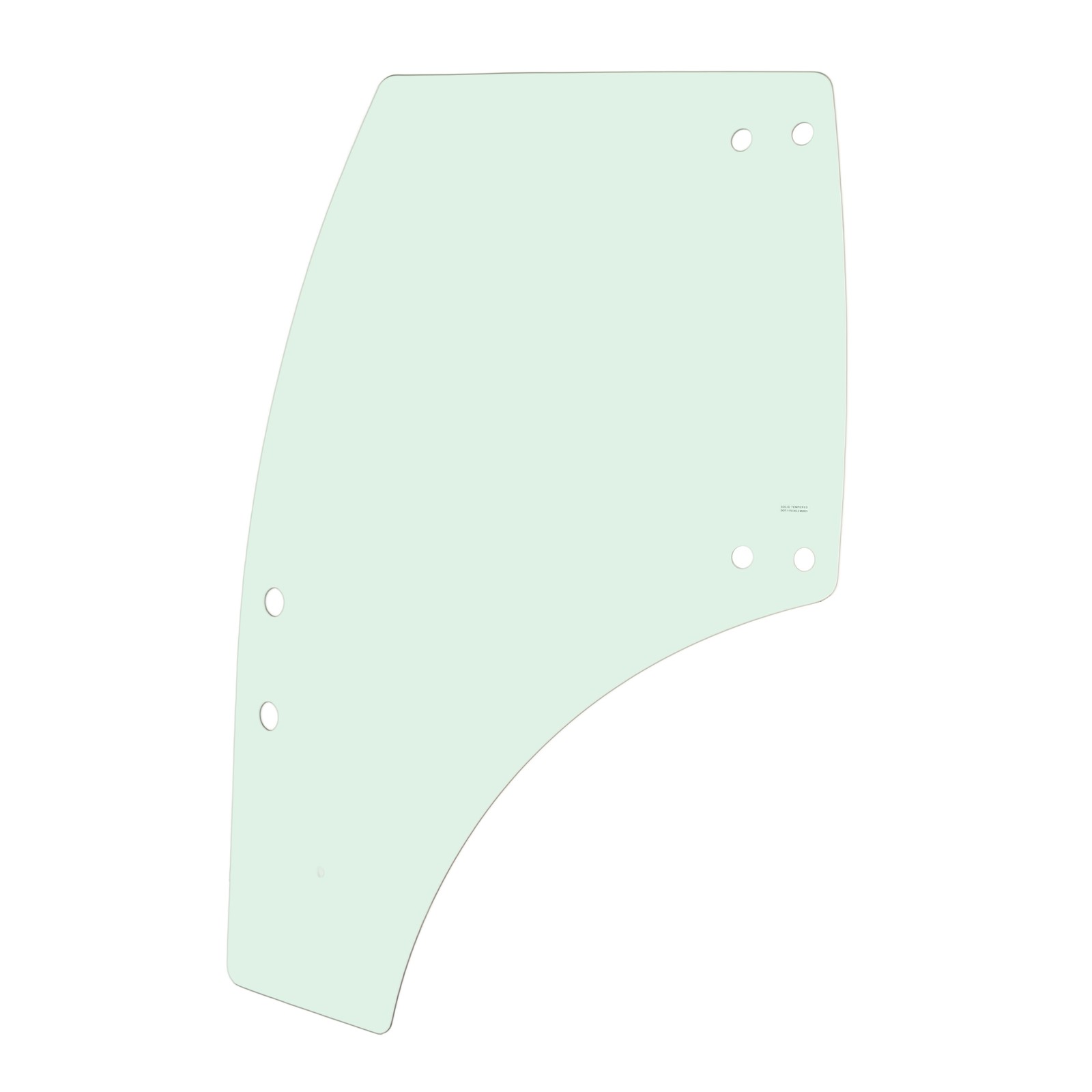 Left Hand Cab Glass Door For Kubota M8540 M5040 M9540 M6040 M7040 Tempered Glass