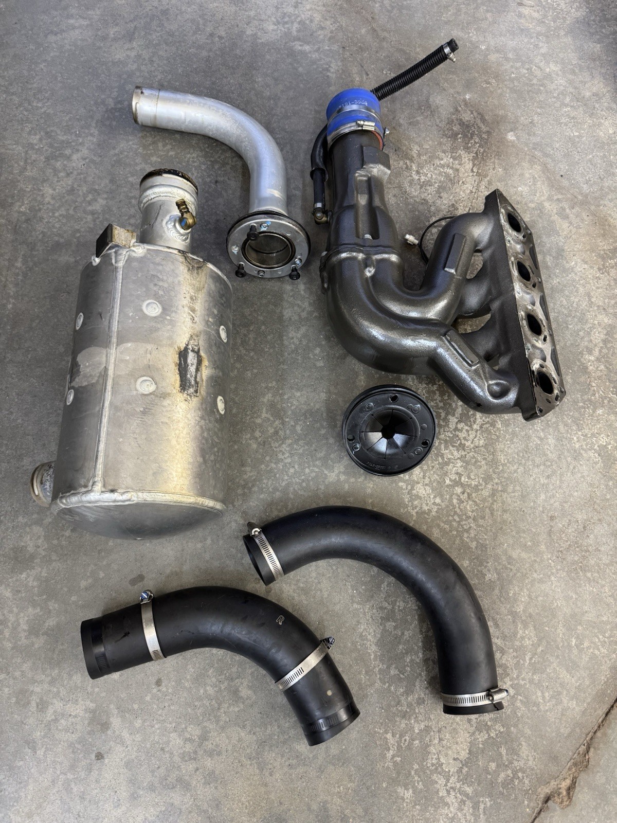 Kawasaki Stx15f Stx12f Ultra Exhaust System Freshwater Free Shipping