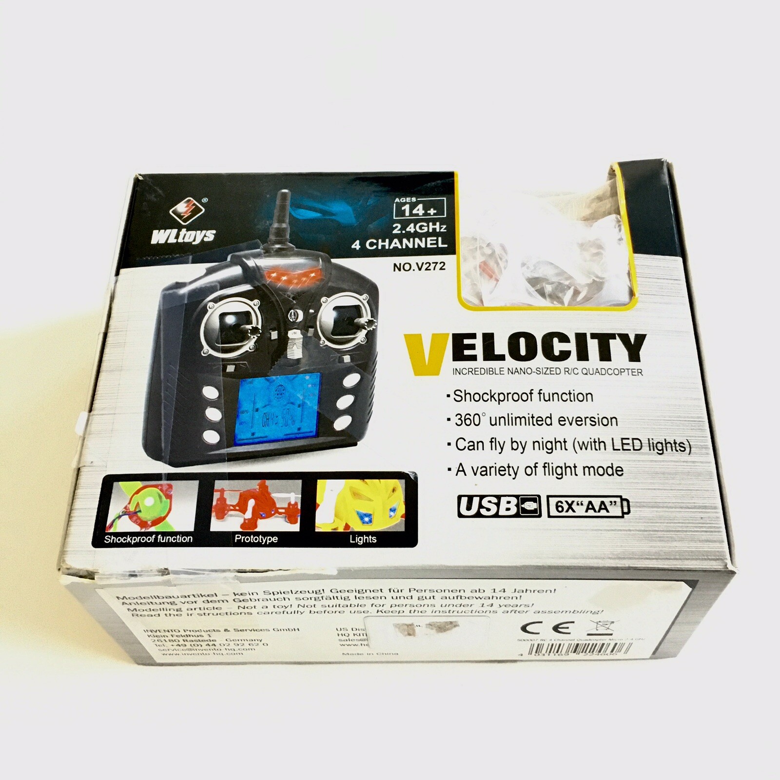 WLToys Micro RC Quadcopter RC 4 Channel Micro 2.4 GHz 500007