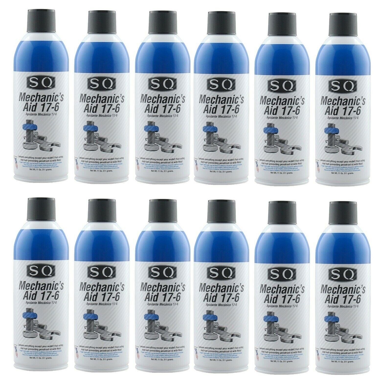 Penetrating Oil Mechanic's Aid 17-6, 50 state legal, 12 units, 11 OZ per can