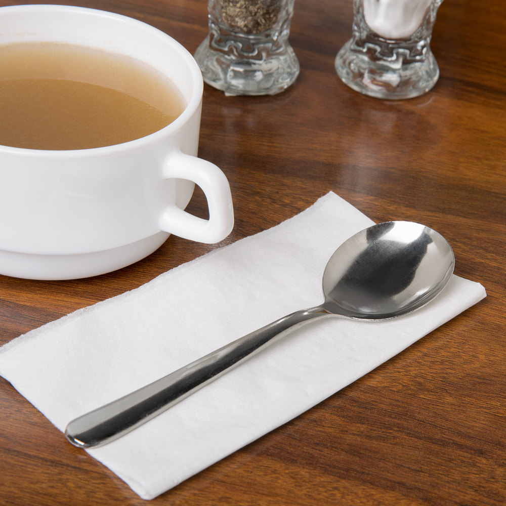 36  BOUILLON SPOONS WINDSOR FLATWARE 18/0 STAINLESS FREE SHIPPING US ONLY