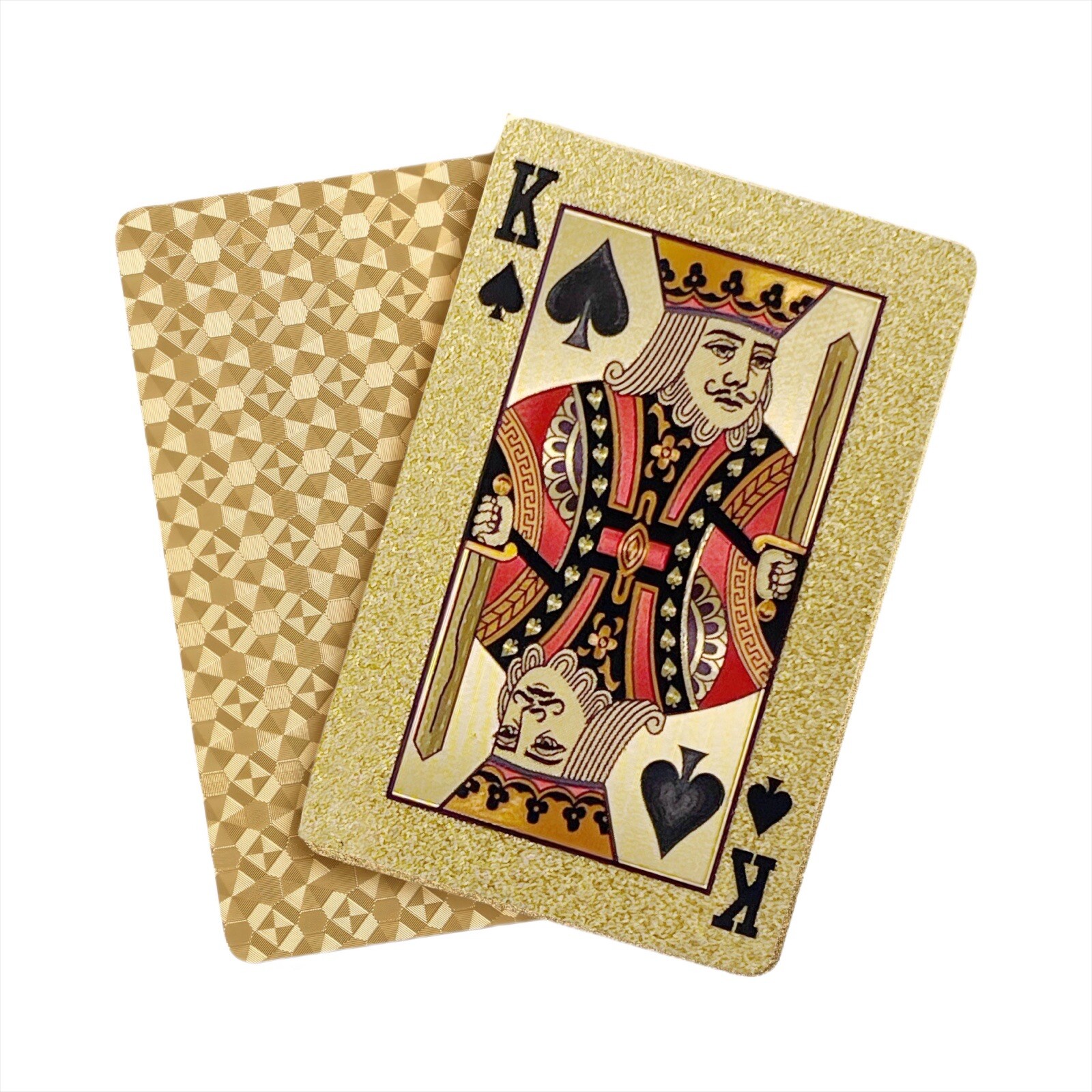 2 Decks Of Diamond Waterproof Golden Playing Cards,Deck Of Cards, HD, Poker Card