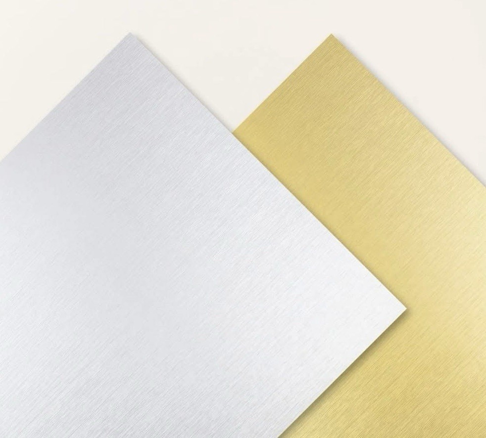 BRUSHED SILVER AND GOLD Designer Series Paper DSP Stampin Up 12x12 Full Pck 2602