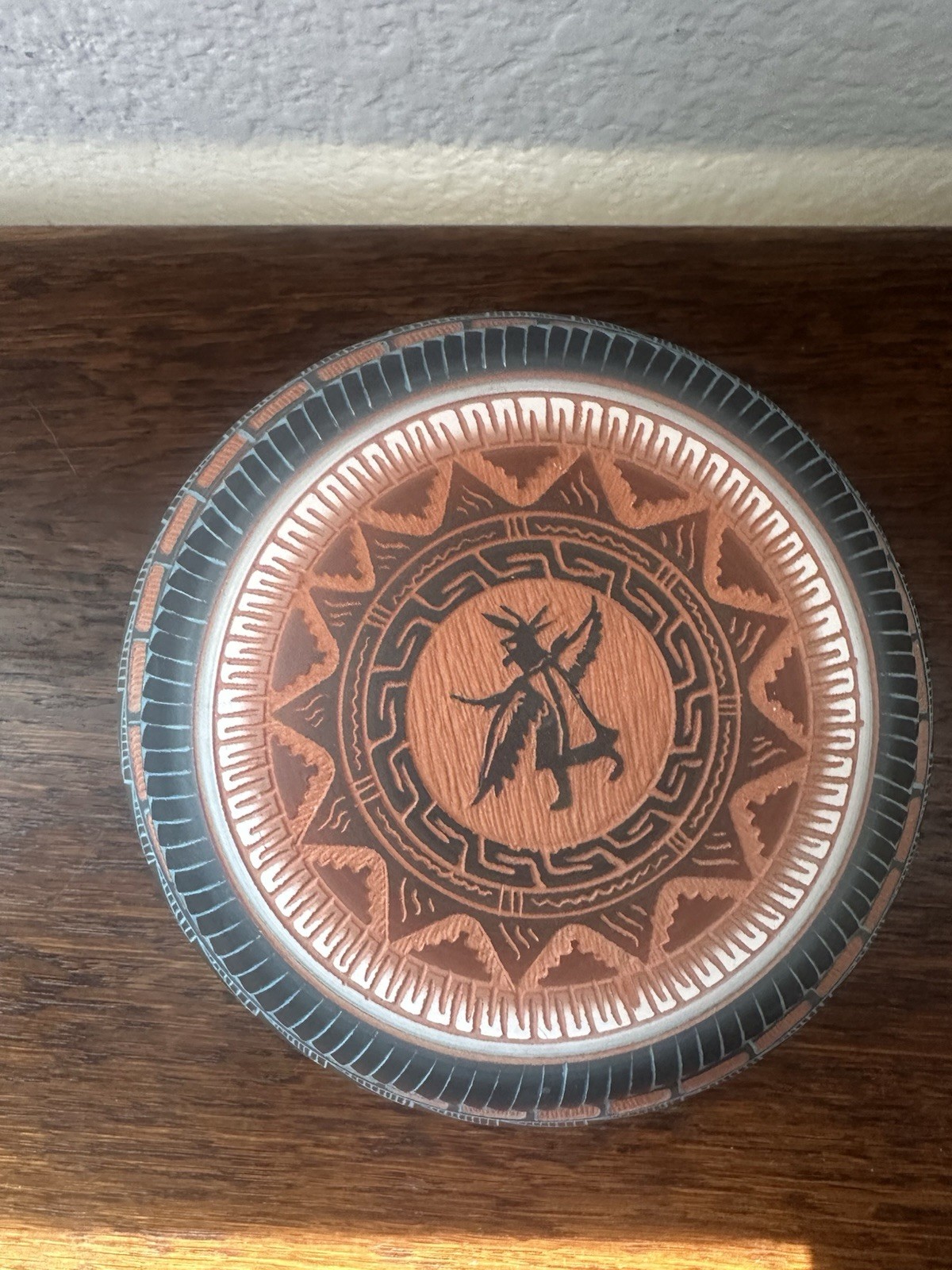 Navajo Seed Jar With Lid Us Native Signed D Thompson