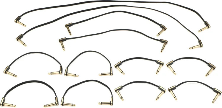 EBS Premium Gold Patch Cable Bundle - 12-pack