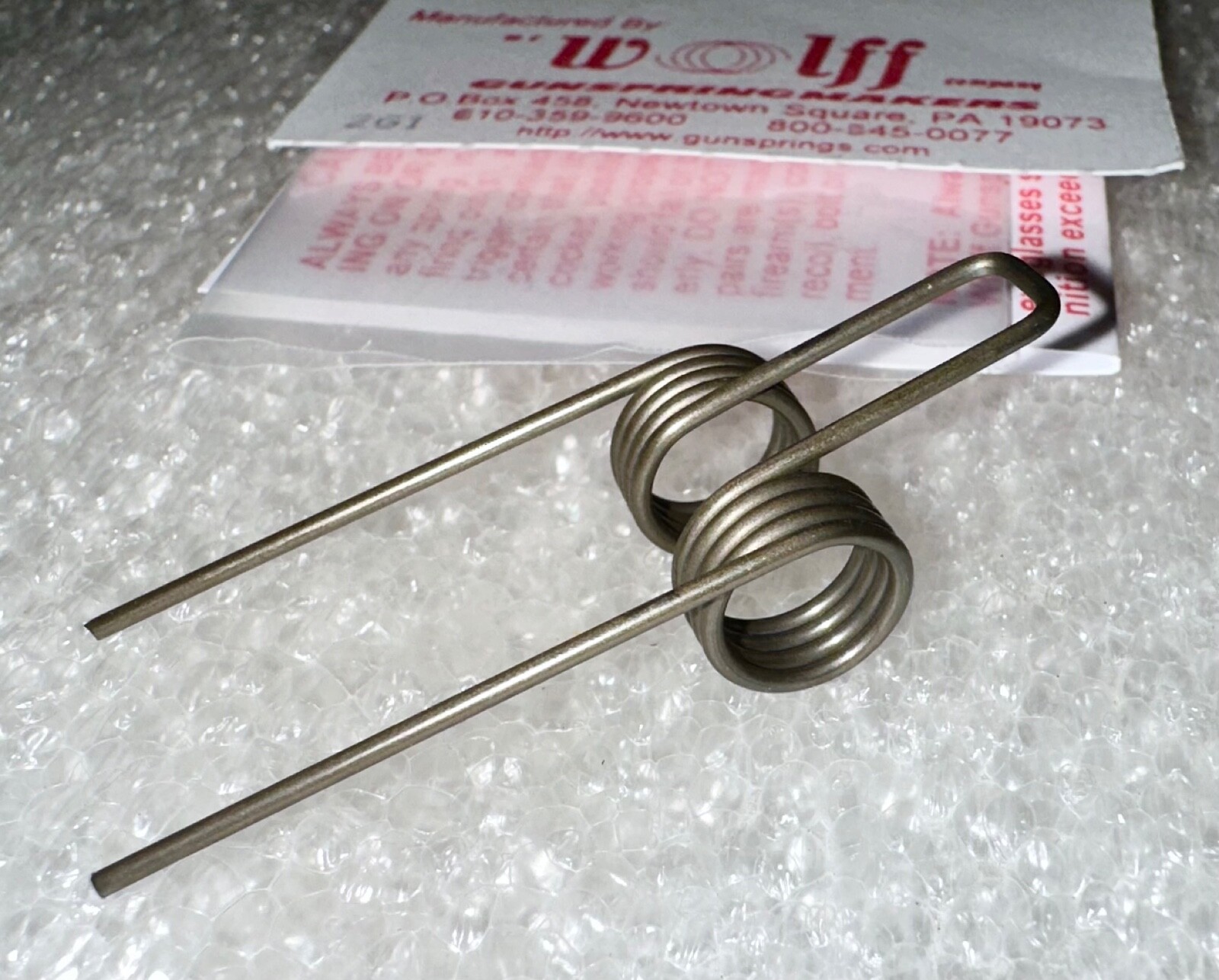 WOLFF Extra Power Hammer Spring - Made In USA