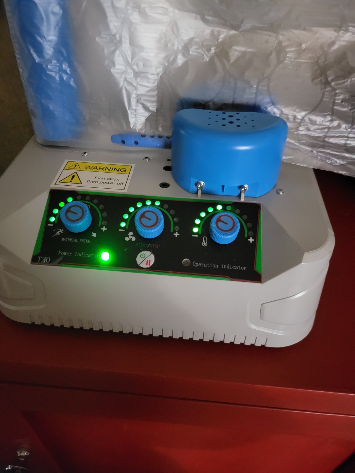 Non-Working Air Pillow Cushion Bubble Machine PARTS ONLY AS IS!!! READ