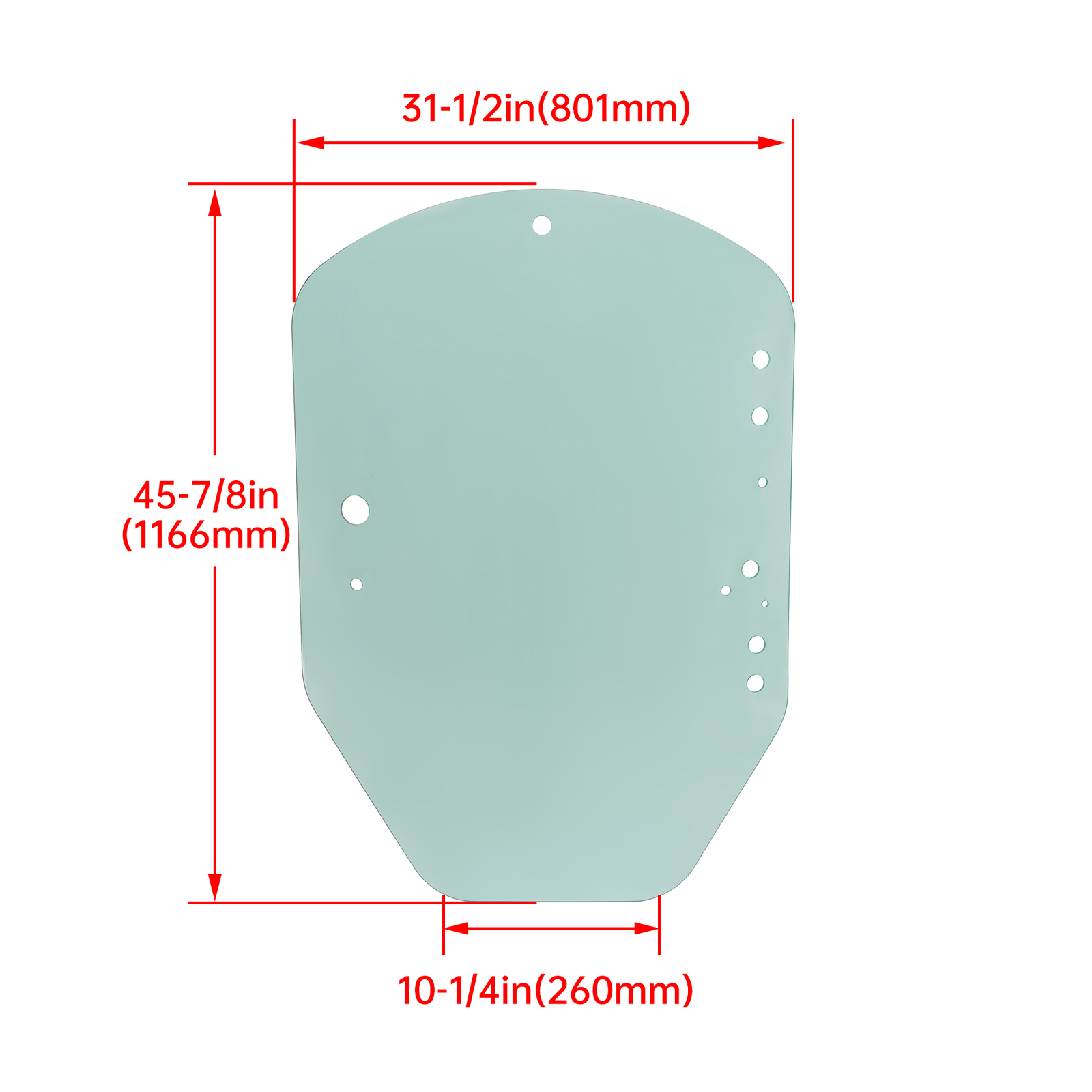 For John Deere Skid Steer & Track Loader D & E Series Clear Door Glass # T312628