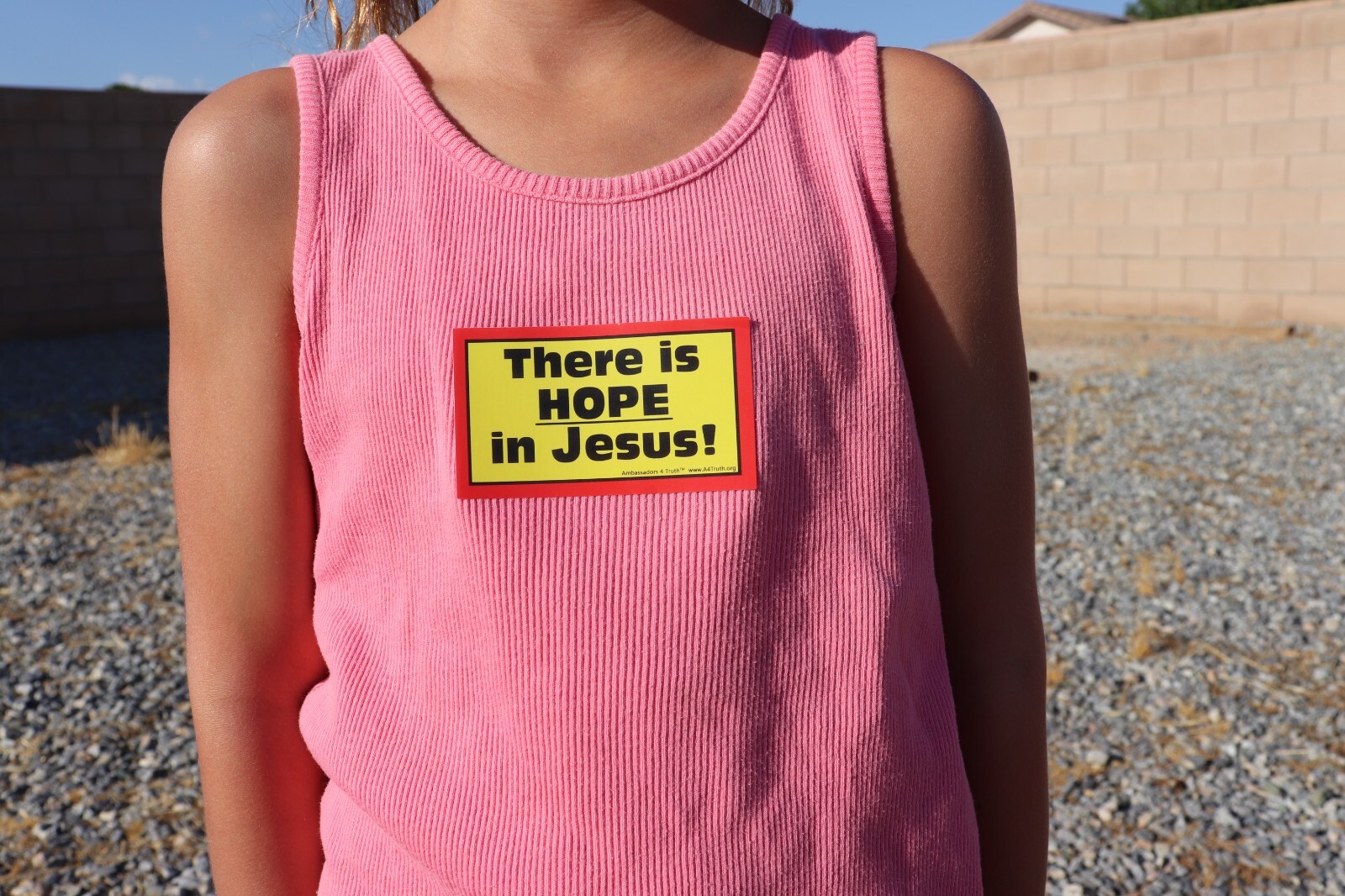 There is Hope in Jesus! | Gospel Tracts | Sticker | Pack of 50