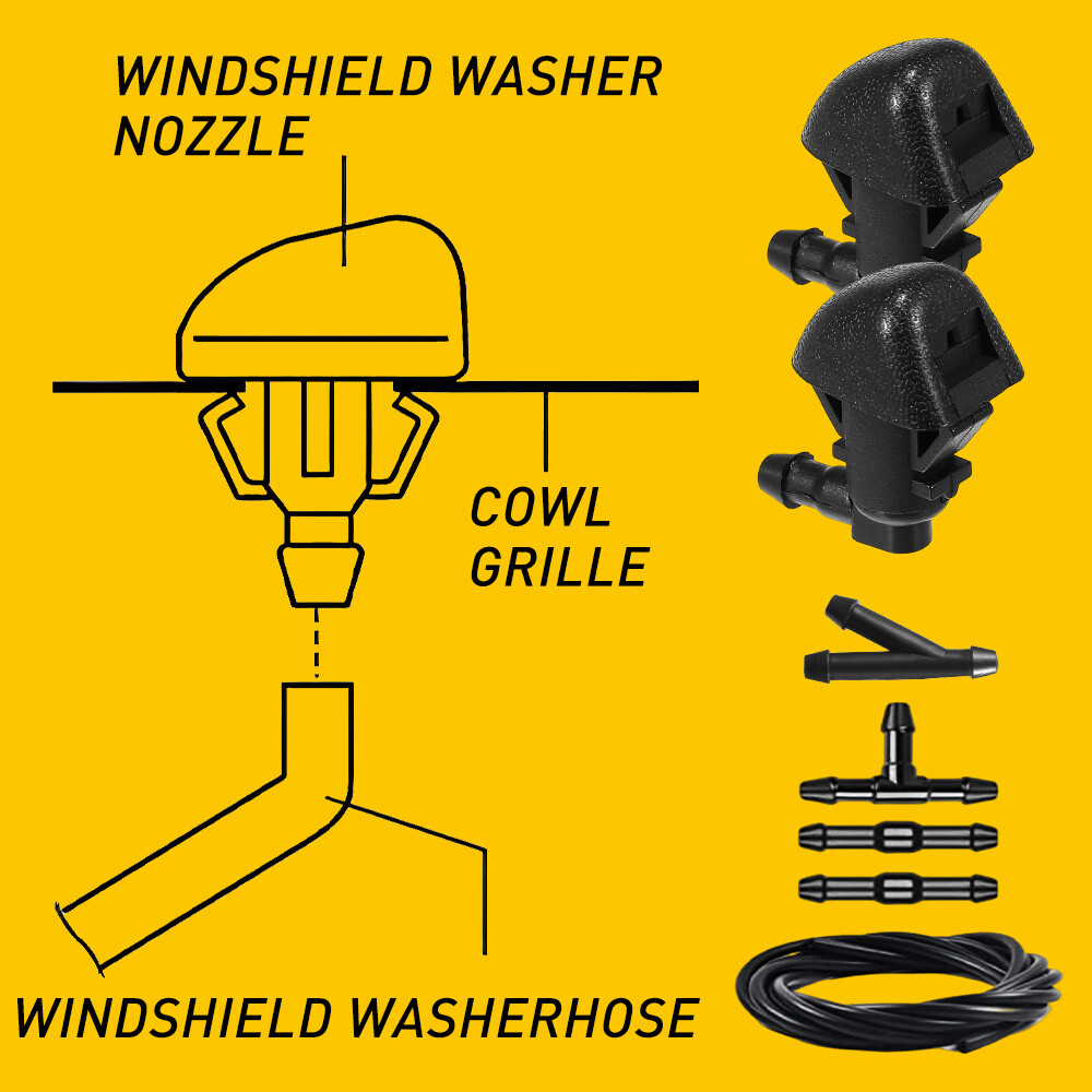 Genuine OEM For Honda Pilot Windshield Hood Nozzle 76810-SZA-A01ZA YS USA