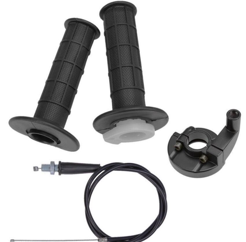 Throttle Cable Grip Casing For Kawasaki KX 60 65 80 85 100 125 KLX110 (7/8")