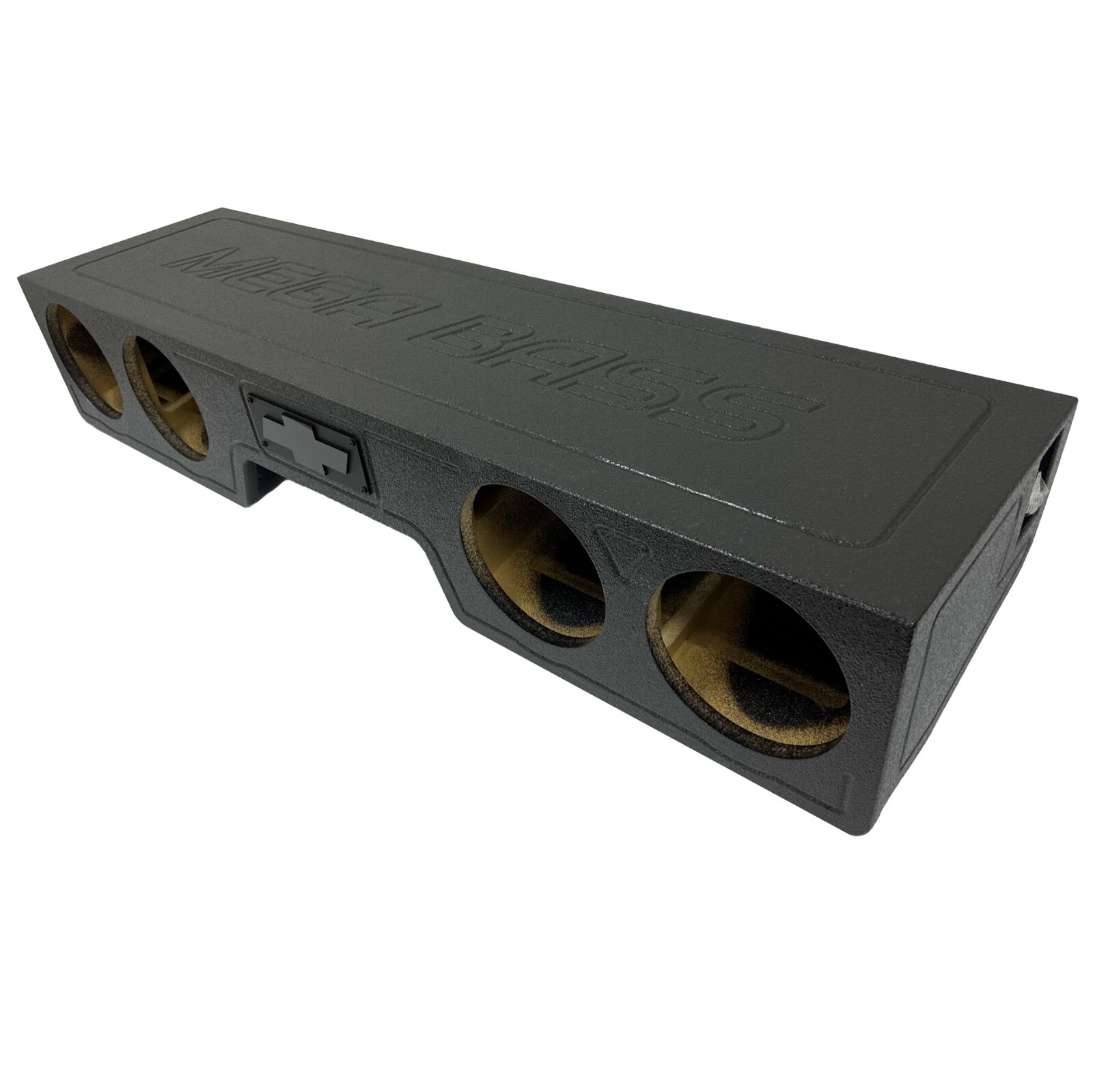 Sub Woofer Box Chevy Silverado 99-06 Ext Cab 4x8 Woofers Front Fire Ported