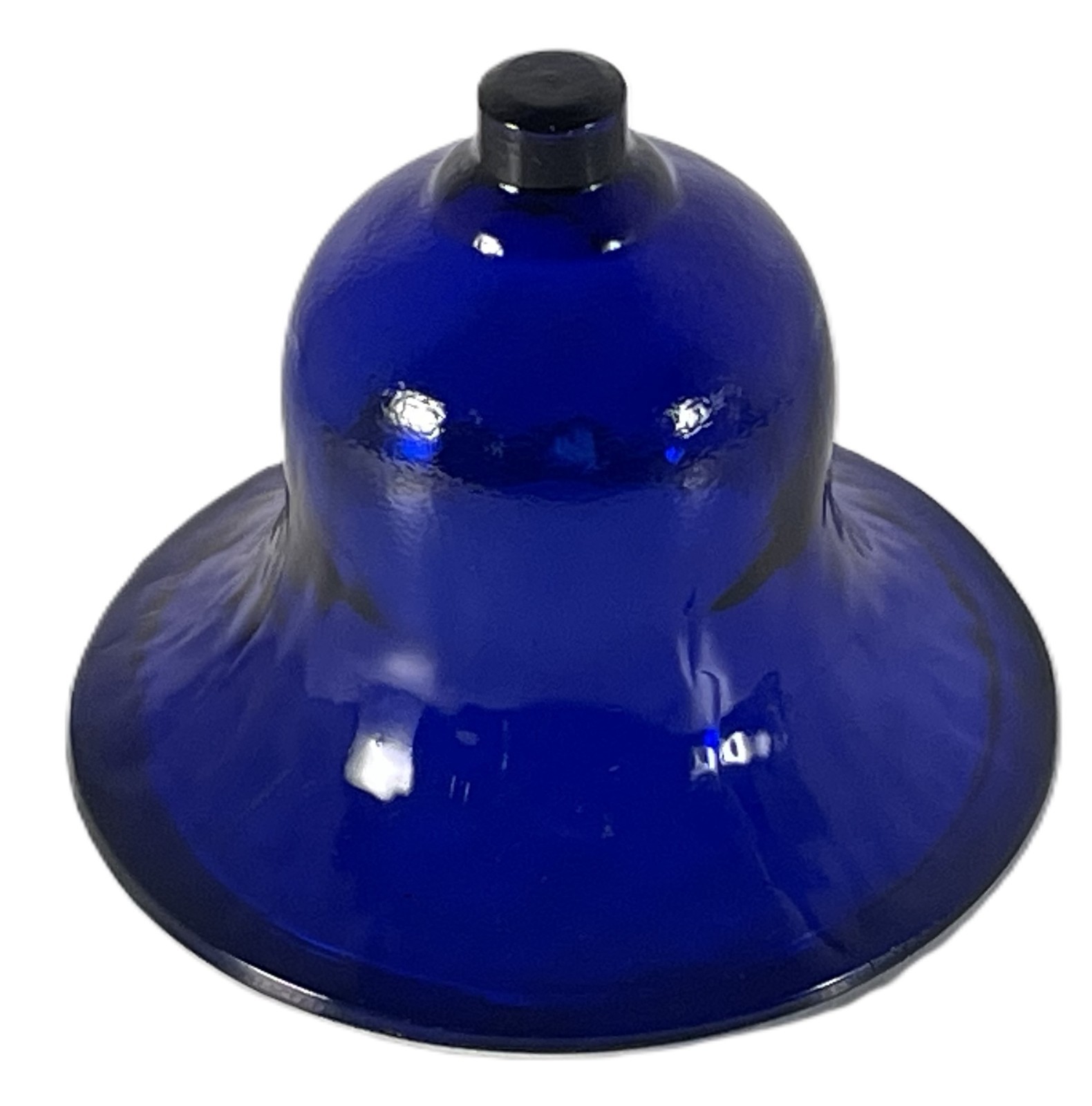 Cobalt Blue Garden Cloche Glass Bell Jar Peg Candle Holder