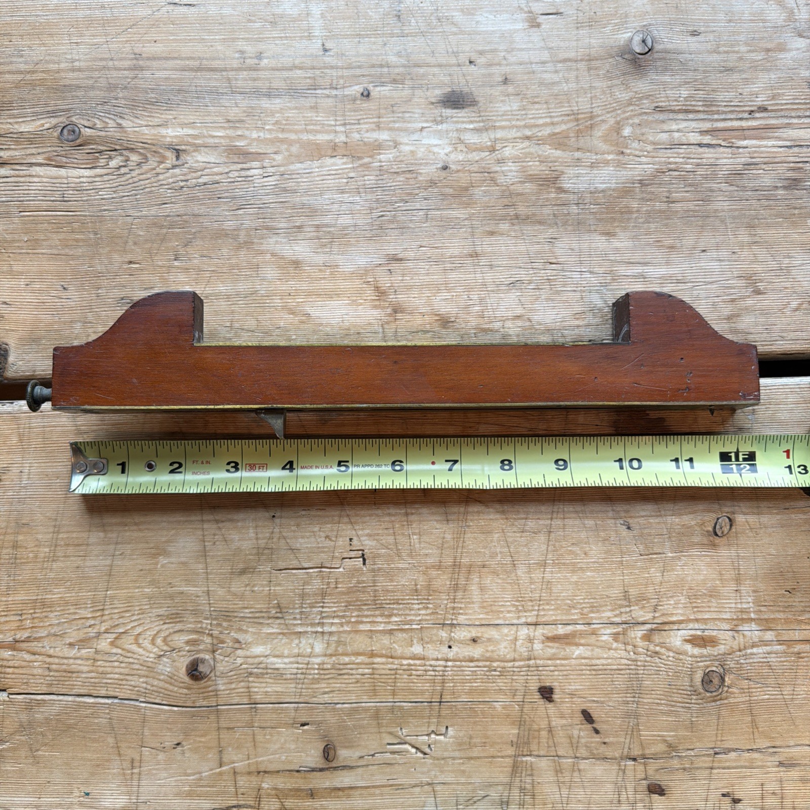 FINE Antique clapboard gauge, Nesters Patent 1867