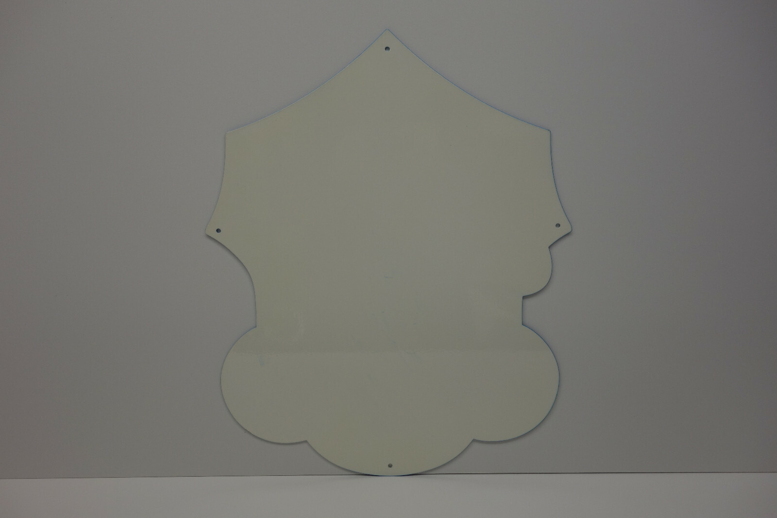 INDIAN MOTORCYCLE DIE CUT STEEL ENAMEL SIGN. 16" BY 20". LARGE PRIDE AMERICAN RD