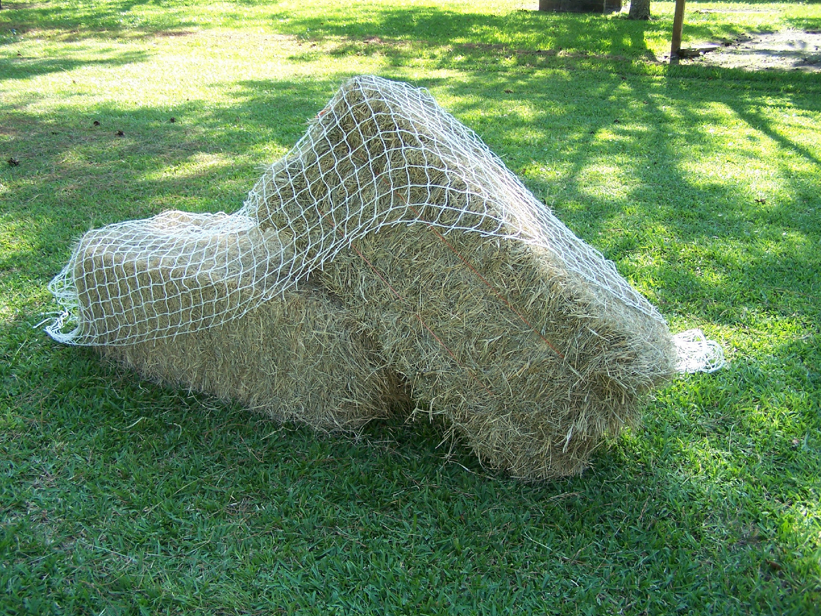 10' x 8' WHITE SQUARE NET NYLON HORSE HAY NETTING 2" #42 400 LB TEST BALE NETS