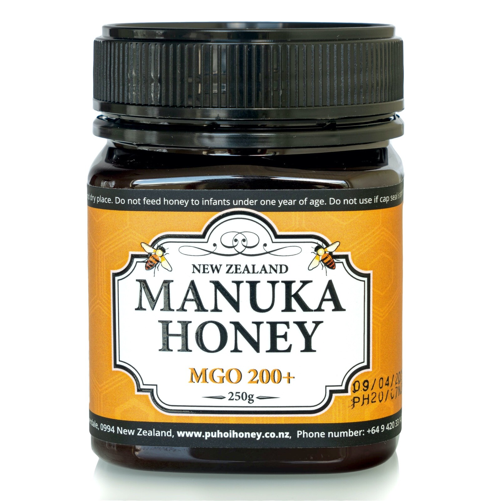 New Zealand 100% Pure Manuka Honey Mono Floral MGO 400+ 250g (8.8oz)